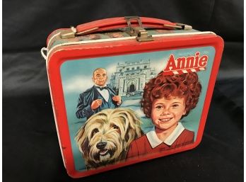 Annie Metal Lunchbox With Thermos Dated 1981