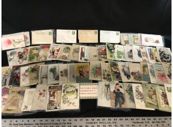 Approximately 60 Postcards From The Early 1900s