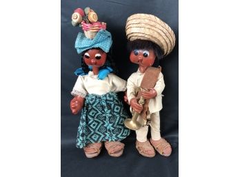 Pair Of Mexican Dolls