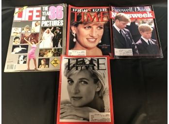 Time Magazine Of Princess Diana And Life January 1987