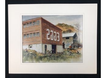 Flamig Farm Iconic Egg Sign, Other Barn Prints By Chaz Shulman