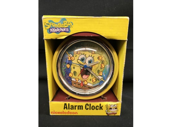 Sponge Bob Squarepants Alarm Clock With Box