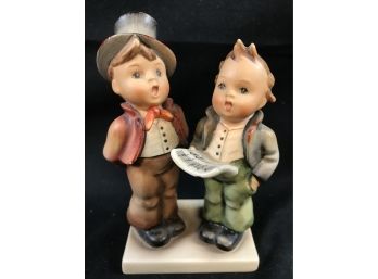 Vintage Hummel Goebel DUET Figurine #130 Two Singers Boys TMK-3