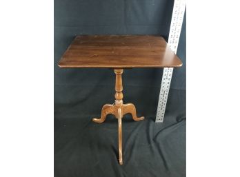 Wood Table Or Stand, Circa 1970s