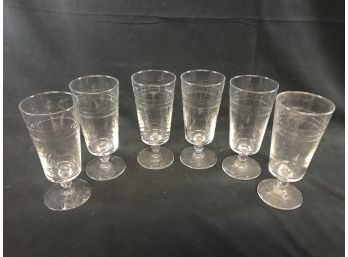 Set Of Six Parfait Glasses