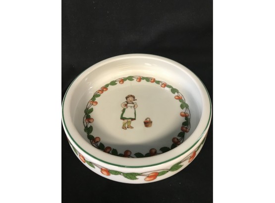 H &  Z Porcelain Austria Antique Child’s Bowl