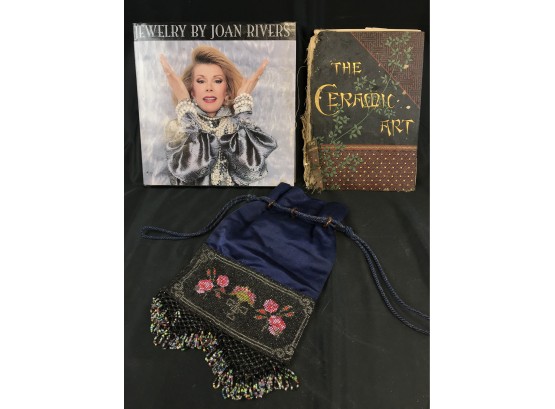 Victorian Beaded Bag, Joan Rivers Book, The Ceramic Art Book