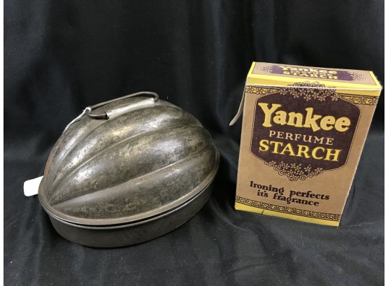 Yankee Perfume Starch Box, Unopened And Kreamer #2 Mold