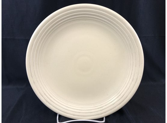 Fiestaware Beige Chop Plate