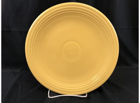 Fiestaware Vintage Yellow Chop Plate