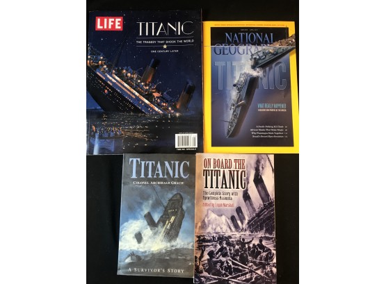 Titanic Books And Magazines.