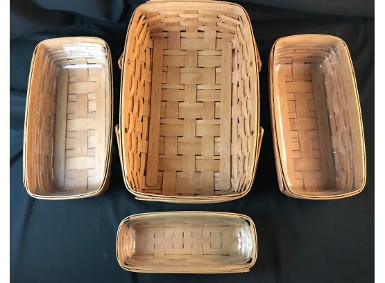 Four Longaberger Baskets