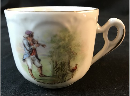 Small Antique Nursery Rhyme Cup