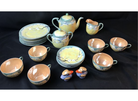 Japanese Lusterware Tea Set