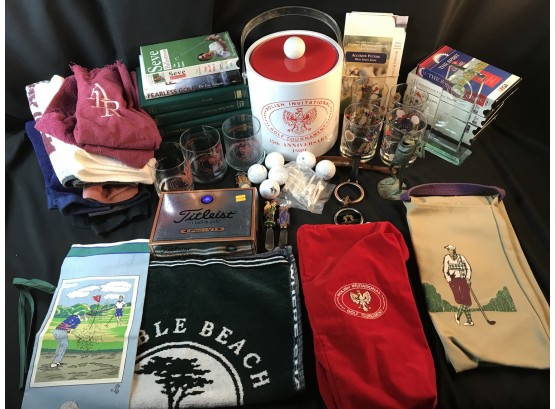A Lot Of Golf Related Items