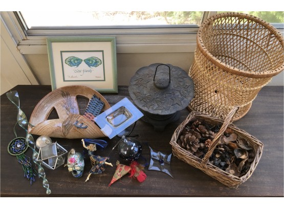 Lot Of Decorative Items Found On Back Porch