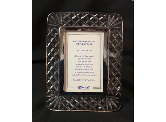 Waterford Crystal Picture Frame.