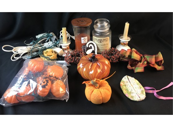 Assorted Fall Decorations, Etc.