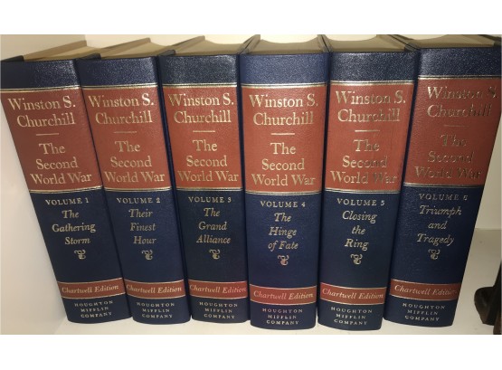 Six Volume Set Of Winston S Churchill’s The Second World War