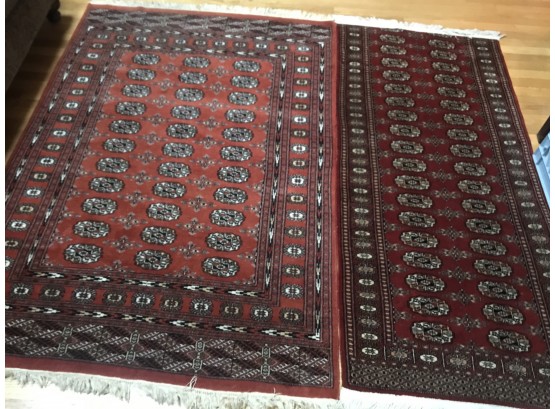 Two Machine Made Oriental Rugs