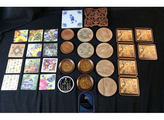 Assorted Coasters And Trivets