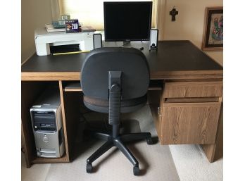 Modern Computer Desk/dell Computer/printer/ Chair