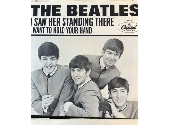 Beatles 45 With Picture Sleeve I Want To Hold Your Hand Plus One Other