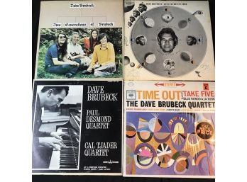 Lot Of Four Jazz Albums By Dave Brubeck