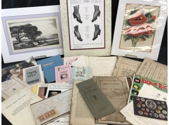 Lot Of Ephemera. See Additional Pictures For More Information