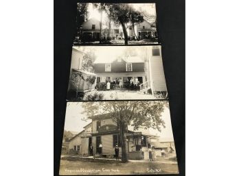 3 Real Photo Postcard’s Circa 1915 To 1922