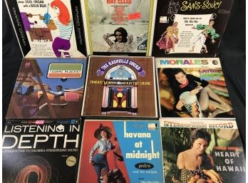 18 Various Genre Records LP Albums