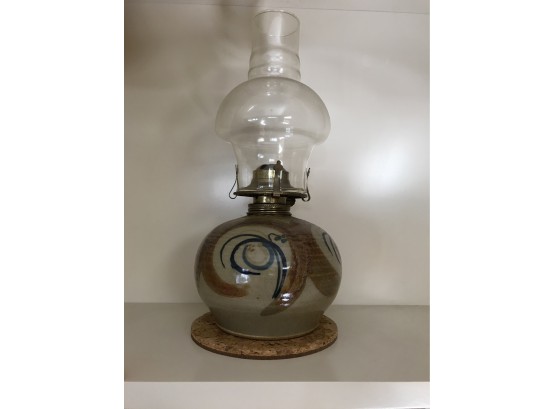 Modern Pottery Oil Lamp