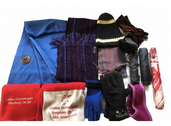 Umbrellas/winter Scarves And Gloves