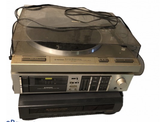 Stereo Equipment  VCR Found In Basement