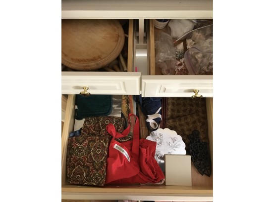 Assorted  Items Found In Kitchen. Wooden Utensils Etc