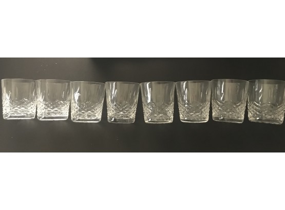 Set Of Eight Waterford Kenmare Old Fashioned Glasses