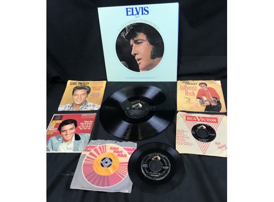 Elvis LPs And 45s
