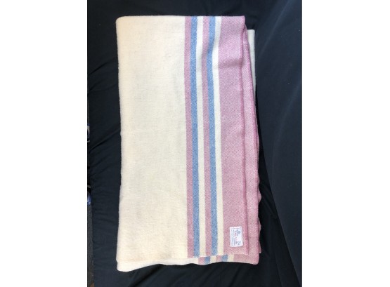 Vintage Briggs And Little Wool Blanket Made In Canada