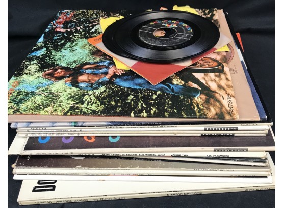 Assorted Rock ‘n’ Roll And Pop Music Albums And 45s