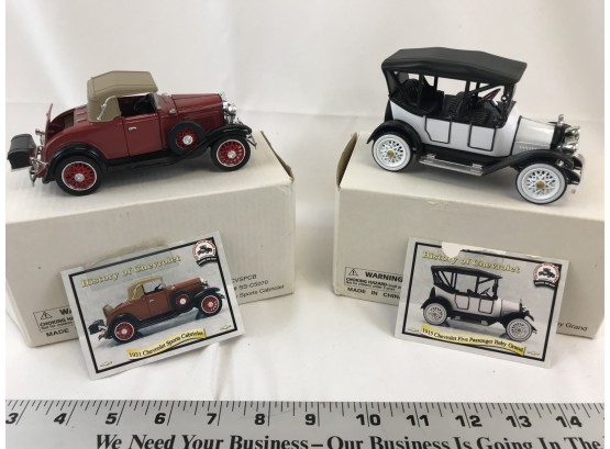 2 Collectible Cars With Box