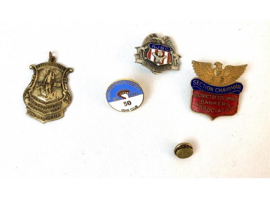 Assorted Vintage Pins And Pendant