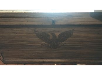 Antique Trunk That Was Refinished Circa 1970