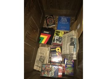 Assorted Books, Newspapers
