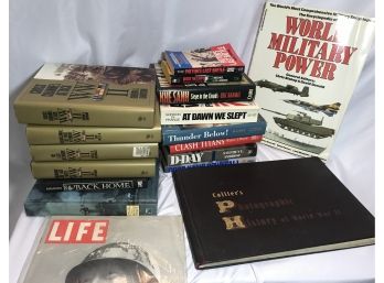 Large Lot Of World War Two Books