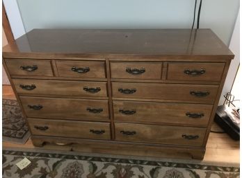 Maple Dresser With Eight Drawers