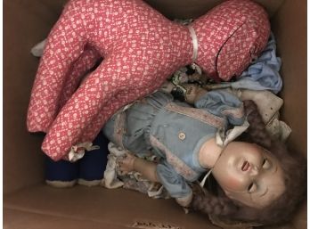 Box Of Old Dolls Found In Attic Space