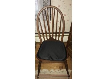 S. Bent And Brothers Armless Rocker With Cushion