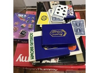 Assorted Games And Playing Cards