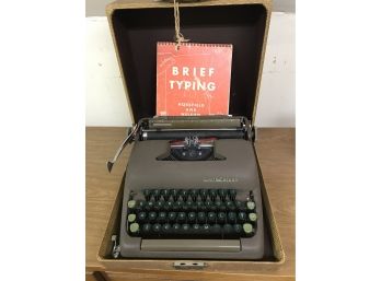 Smith Corona Portable Typewriter/typing Book