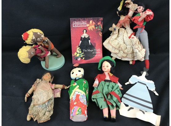 Assortment Of Old Dolls